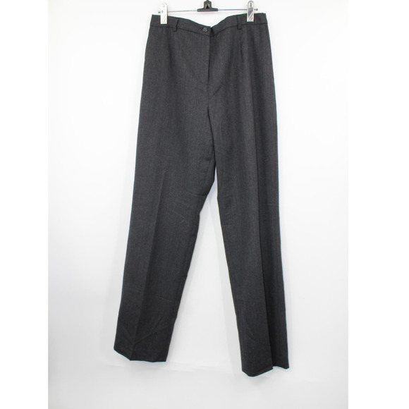 Pendleton 100% Virgin Wool Gray Tapered Pleated Trouser‎ Pants Size 10 - Picture 1 of 9